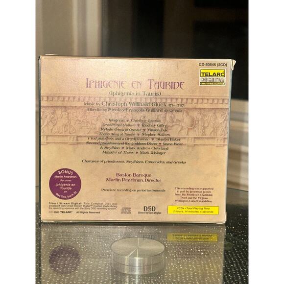 Gluck – Iphigénie en Tauride (2CD, 2000, Telarc) Boston Baroque, Pearlman – DSD - Picture 3 of 9